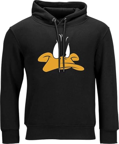 Looney Tunes - Daffy Duck Kapuzenpullover ohne Taschen - 80% Bio- Baumwolle, 20% recyceltes Polyester - nachhaltig - langlebig (XXL) von LOONEY TUNES