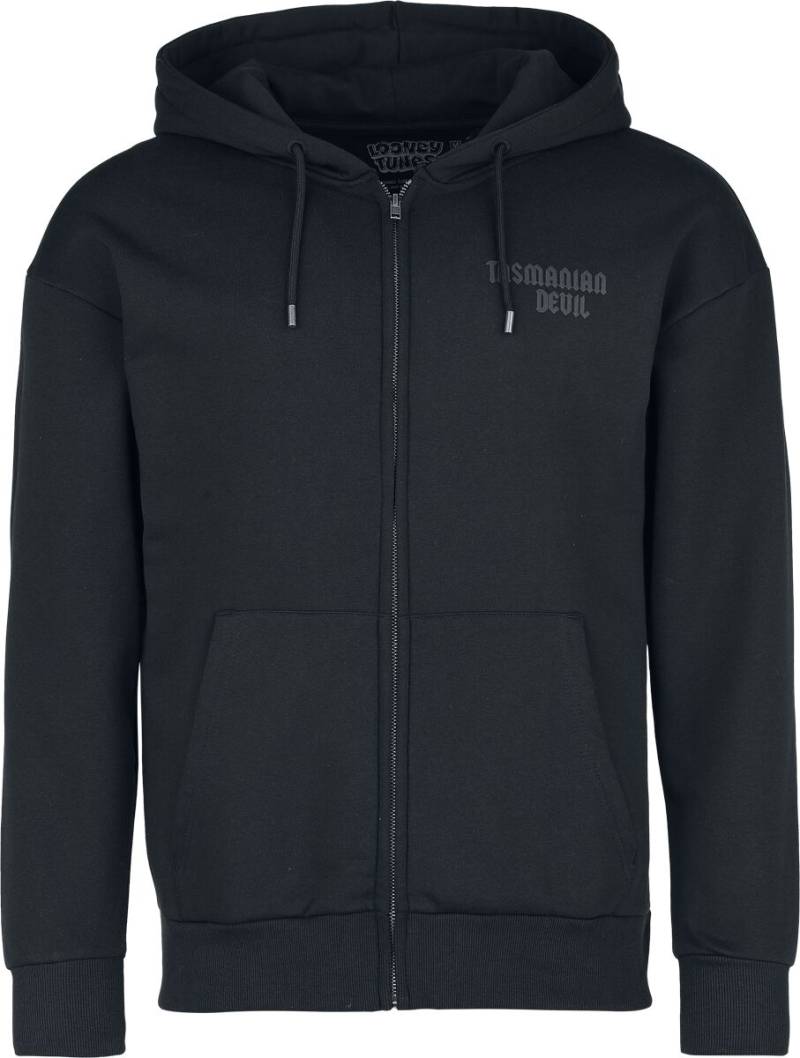 Looney Tunes Kapuzenjacke - Taz - Moonlight - S bis 3XL - für Männer - Größe S - schwarz  - EMP exklusives Merchandise! von Looney Tunes