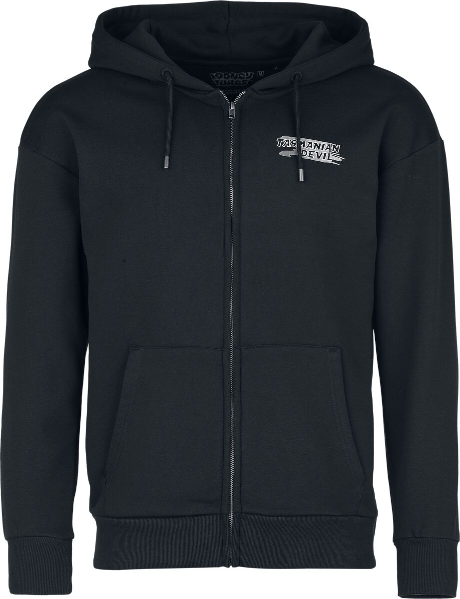 Looney Tunes Kapuzenjacke - Taz - Tasmanian Devil - S bis 3XL - für Männer - Größe L - schwarz  - EMP exklusives Merchandise! von Looney Tunes