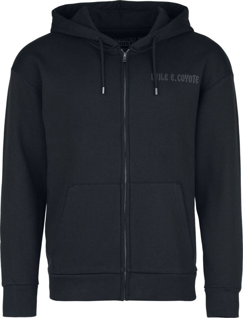 Looney Tunes Kapuzenjacke - Wile E. Coyote - Moonlight - S bis 3XL - für Männer - Größe 3XL - schwarz  - EMP exklusives Merchandise! von Looney Tunes