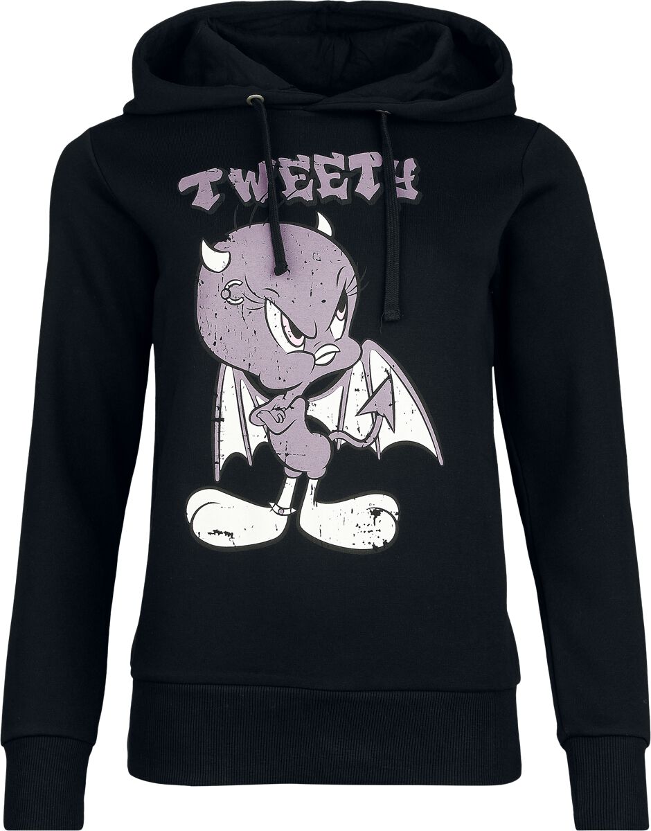 Looney Tunes Kapuzenpullover - Tweety - S bis 3XL - für Damen - Größe XL - schwarz - EMP exklusives Merchandise! Looney Tunes Kapuzenpullover - Tweety - S bis 3XL - für Damen - Größe XL - schwarz - EMP exklusives Merchandise! von Looney Tunes