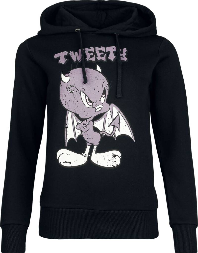 Looney Tunes Kapuzenpullover - Tweety - S bis 3XL - für Damen - Größe XL - schwarz  - EMP exklusives Merchandise! von Looney Tunes