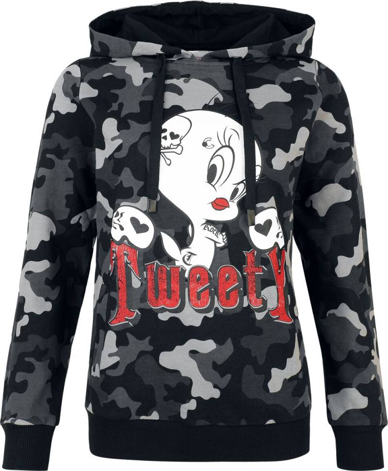Looney Tunes Kapuzenpullover - Tweety Skull - S bis XXL - für Damen - Größe L - multicolor  - EMP exklusives Merchandise! von Looney Tunes