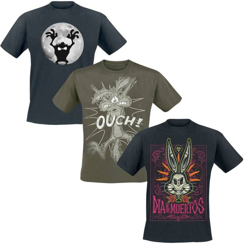 Looney Tunes Looney Tunes - T-Shirt Bundle T-Shirt multicolor in XL von Looney Tunes