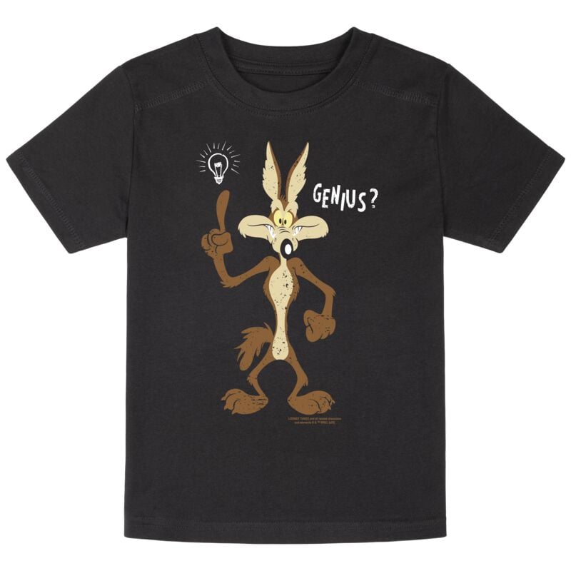 Looney Tunes Metal-Kids - Genius T-Shirt schwarz in 92 von Looney Tunes