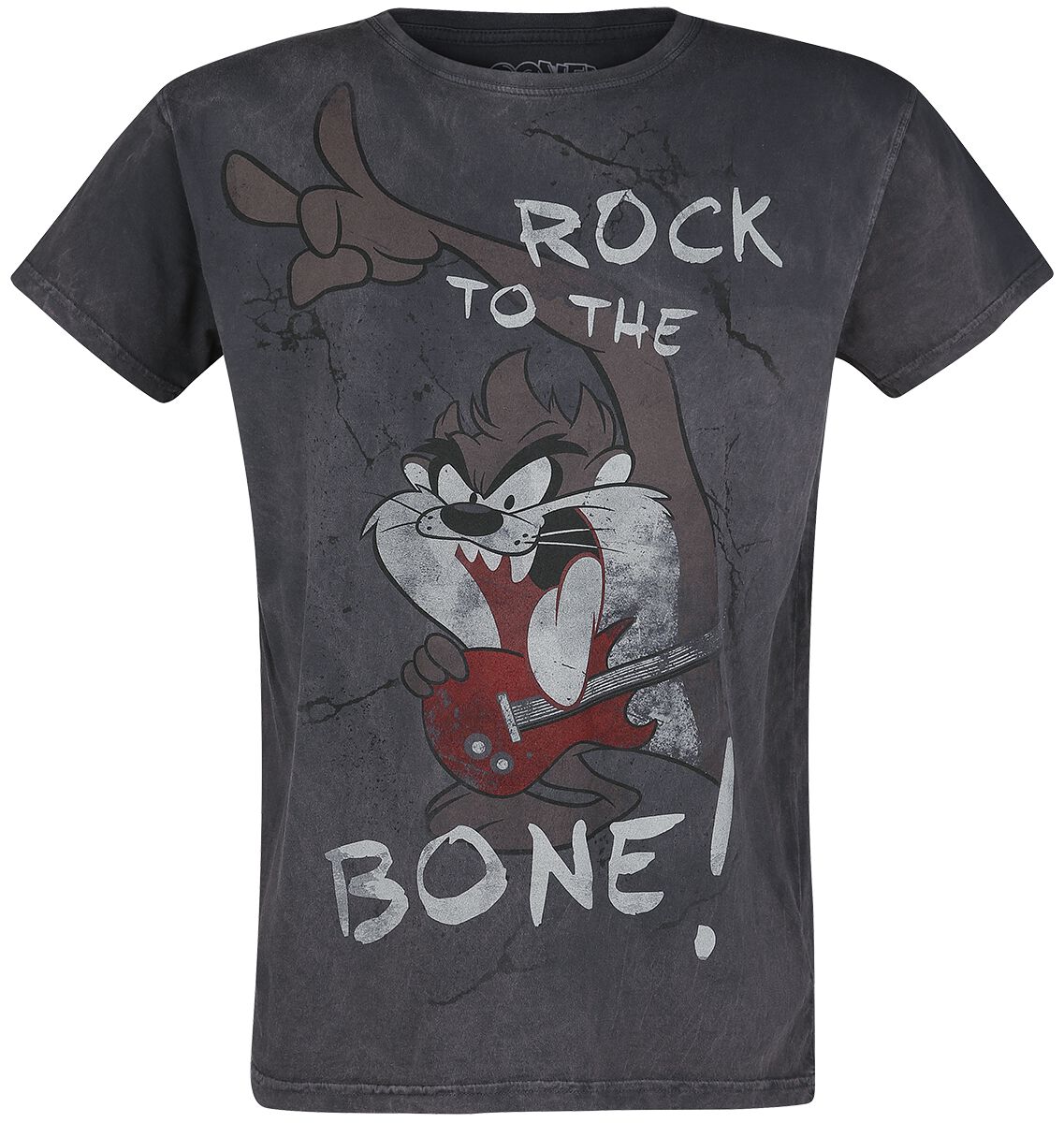 Looney Tunes T-Shirt - Tasmanian Devil - Rock To The Bone! - S bis 4XL - für Männer - Größe 4XL - grau  - EMP exklusives Merchandise! von Looney Tunes