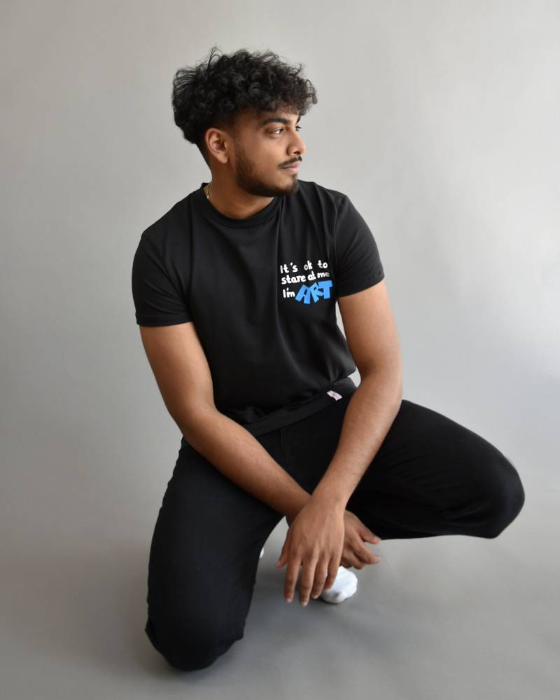 I'm Art _ T-Shirt Gerade Geschnitten Und Rundhalsausschnitt von LoonyLeahDesign