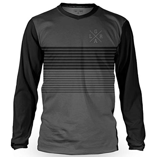 Loose Riders MTB-Jersey Langarm Basic Grau Gr. L von Loose Riders