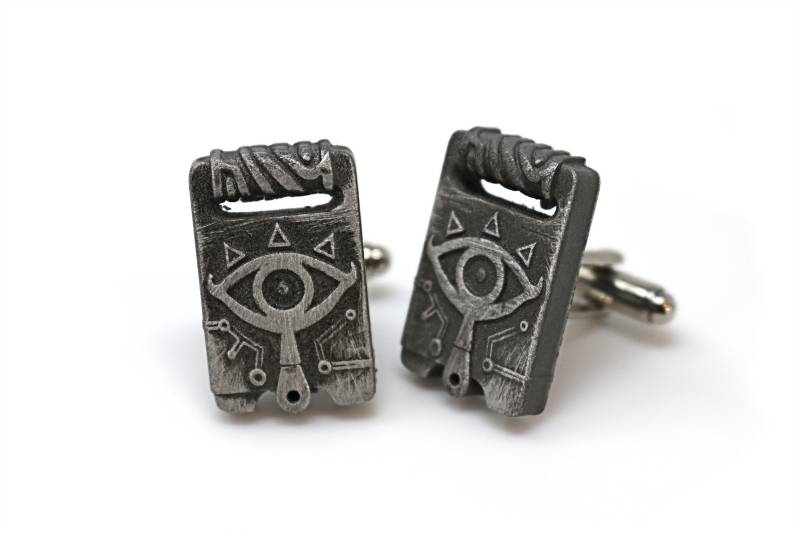 Manschettenknöpfe Aus Sheikah Schiefer Legend Of Zelda Jewelry Cff1 von LootCaveCo