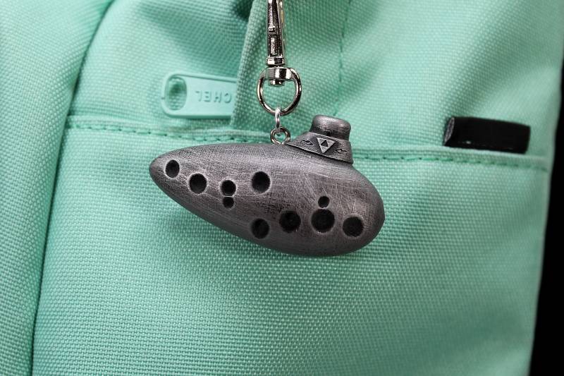Handgemachte Ocarina Of Time Halskette - Legend Zelda Geschenk Ky1 von LootCaveCo