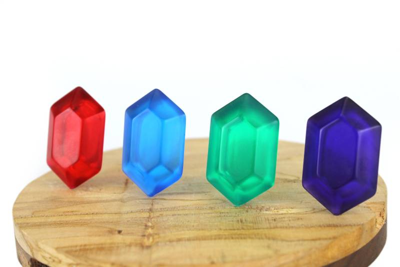 Zelda Rupee Halskette/Schlüsselanhänger Breath Of The Wild Nintendo Geschenk Ky1 von LootCaveCo