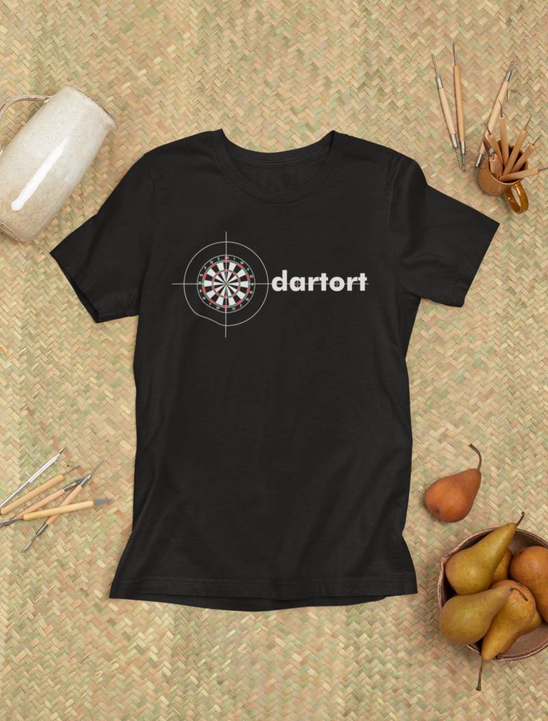 Dart Shirt "Dartort" - Lustiges Darts T-Shirt Für Dartspieler & Fans | Geschenk Männer Humor Sport Design von LootFactory