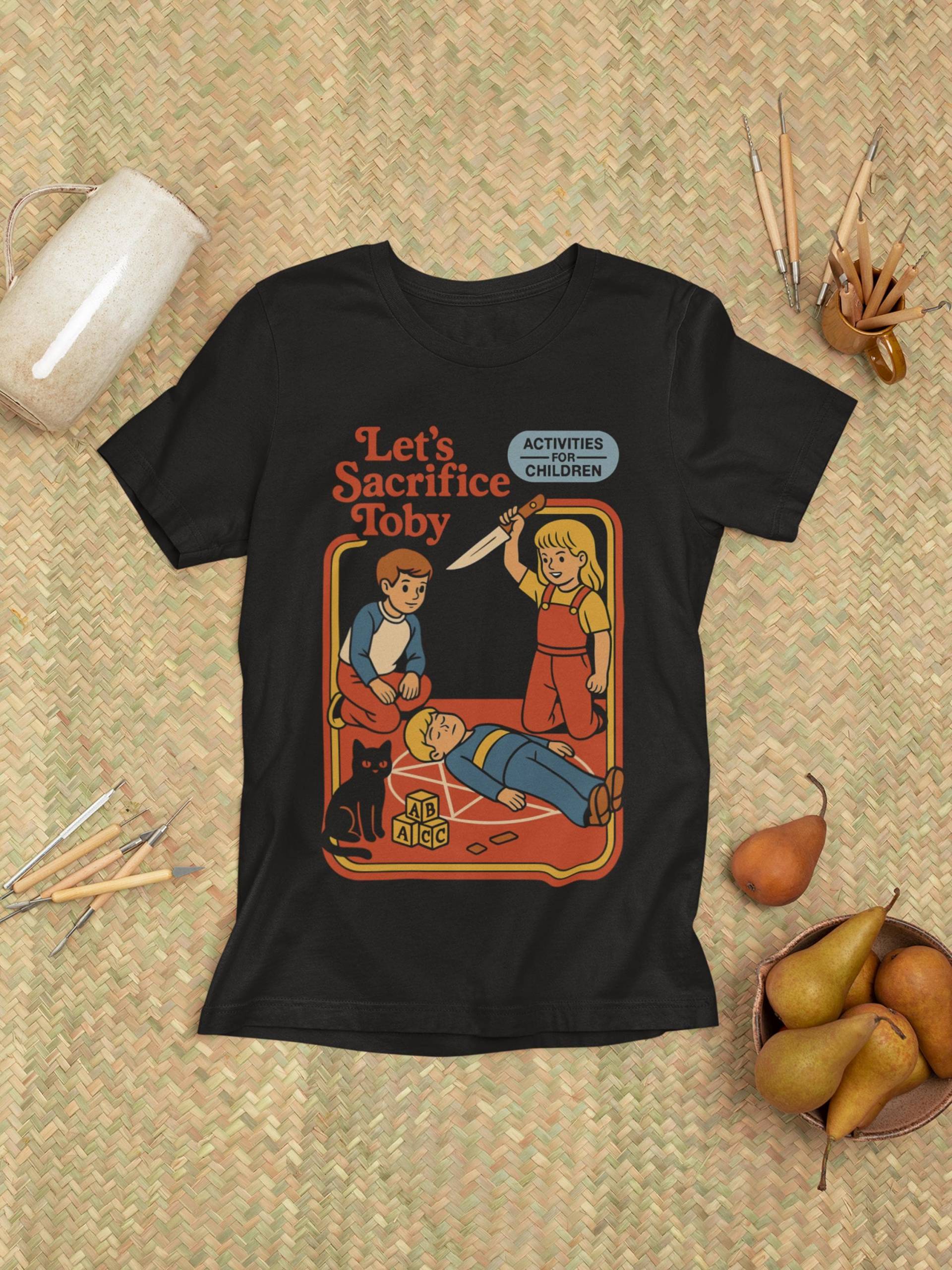 Goth Fashion Lets Sacrefice | Schwarzer Humor Retro Satire T-Shirt Für Männern & Frauen Halloween-Geschenk Liebhaber Schwarzen Humors Goth Fashion Lets Sacrefice | Schwarzer Humor Retro Satire T-Shirt Für Männern & Frauen Halloween-Geschenk Liebhaber Schwarzen Humors von LootFactory