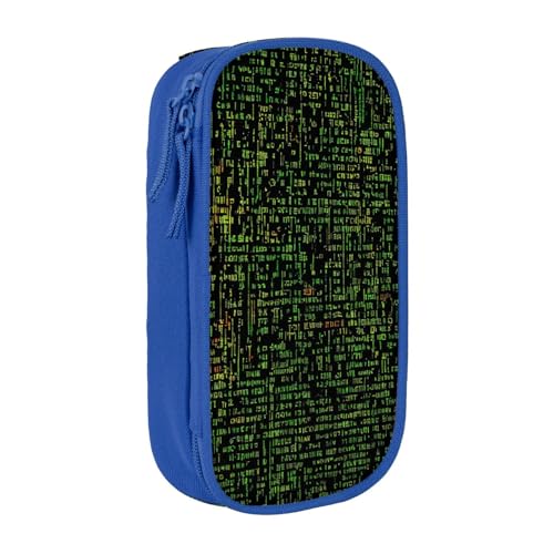 Lootpe Federmäppchen mit Mathe-Formel-Druck, Aufbewahrungstasche, großes Fassungsvermögen, tragbare Büro-Stifttasche mit Reißverschluss von Lootpe