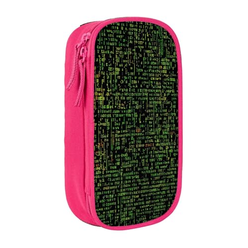 Lootpe Federmäppchen mit Mathe-Formel-Druck, Aufbewahrungstasche, großes Fassungsvermögen, tragbare Büro-Stifttasche mit Reißverschluss von Lootpe