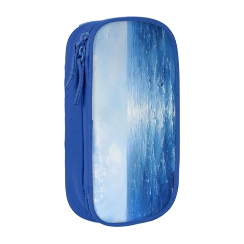 Lootpe Federmäppchen mit Meeresmotiv, Aufbewahrungstasche, großes Fassungsvermögen, tragbare Büro-Stifttasche mit Reißverschluss von Lootpe