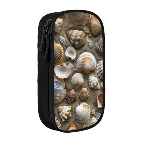 Lootpe Federmäppchen mit Sanddruck, Aufbewahrungstasche, großes Fassungsvermögen, tragbare Büro-Stifttasche mit Reißverschluss von Lootpe