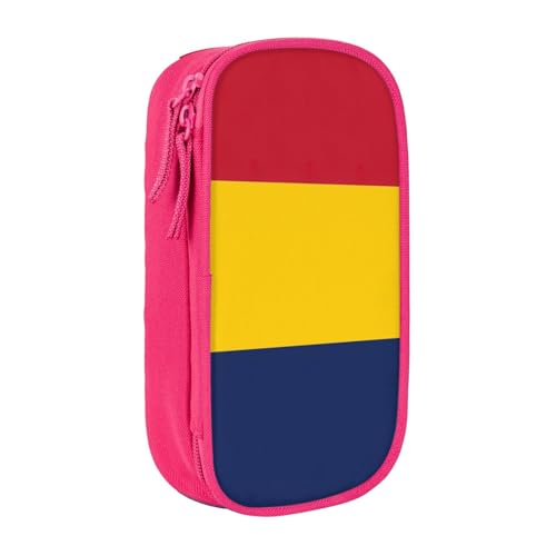 Lootpe Federmäppchen mit Tschad-Motiv, Aufbewahrungstasche, großes Fassungsvermögen, tragbare Büro-Stifttasche mit Reißverschluss von Lootpe