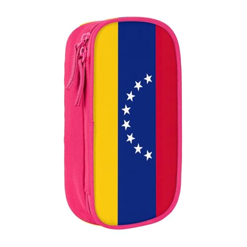 Lootpe Federmäppchen mit Venezuela-Motiv, Aufbewahrungstasche, großes Fassungsvermögen, tragbare Büro-Stifttasche mit Reißverschluss von Lootpe