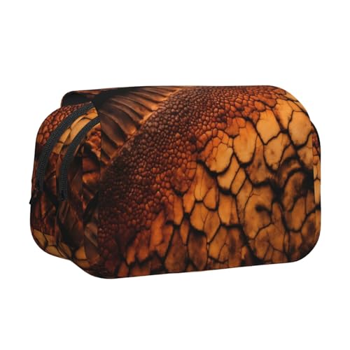 lootpe Federmäppchen mit Dinosaurier-Muster, großes Fassungsvermögen, Markertasche, Schreibwaren-Organizer-Tasche, tragbare Büro-Stifttasche von Lootpe