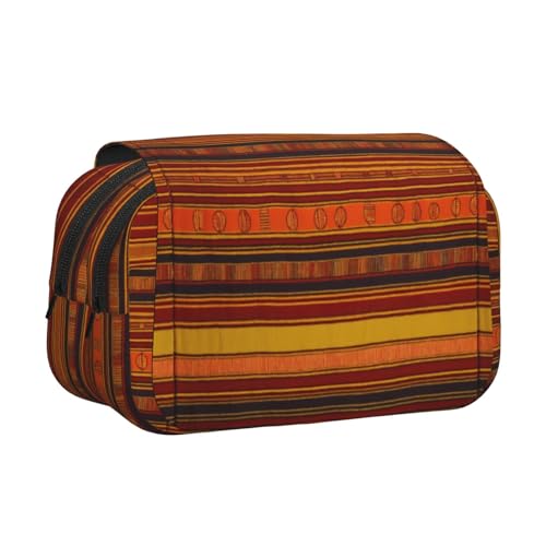 lootpe Federmäppchen mit Indianer-Muster, großes Fassungsvermögen, Markertasche, Schreibwaren-Organizer-Tasche, tragbare Büro-Stifttasche von Lootpe