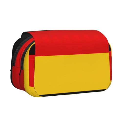 lootpe Federmäppchen mit deutscher Flagge, großes Fassungsvermögen, Markertasche, Schreibwaren-Organizer-Tasche, tragbare Büro-Stifttasche von Lootpe