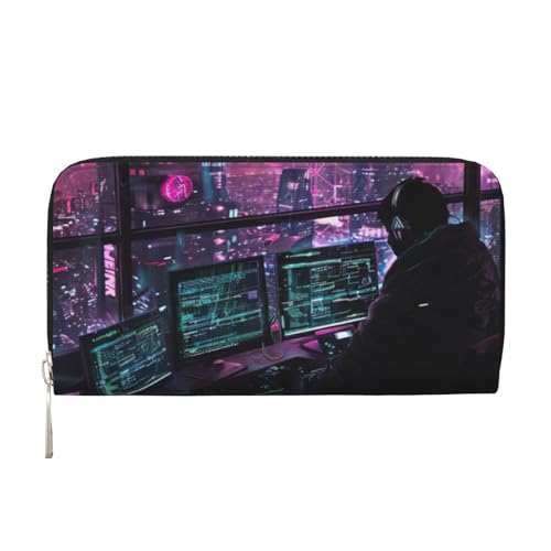 lootpe Hacker Era Damen-Geldbörse, Kreditkartenhalter, Handygeldbörse, lange Clutch-Handtasche von Lootpe