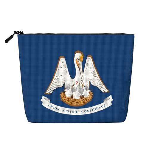 lootpe Louisiana Reise-Make-up-Tasche, große Kapazität, Kosmetiktasche für Damen, tragbare Kosmetiktasche, Kulturbeutel von Lootpe
