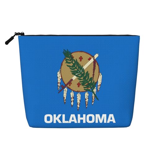 lootpe Oklahoma Reise-Make-up-Tasche, große Kapazität, Kosmetiktasche für Damen, tragbare Kosmetiktasche, Kulturbeutel von Lootpe