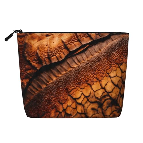 lootpe Reise-Make-up-Tasche mit Dinosaurier-Muster, große Kapazität, Kosmetiktasche für Damen, tragbare Kosmetiktasche, Kulturbeutel von Lootpe