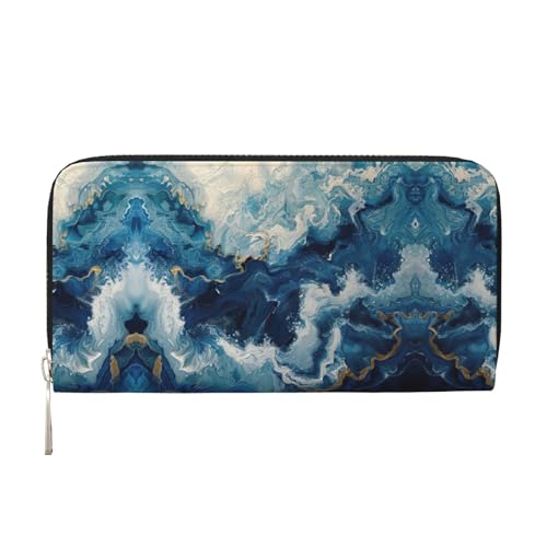 lootpe Within The Tides Damen-Geldbörse, Kreditkartenhalter, Handygeldbörse, lange Clutch-Handtasche von Lootpe