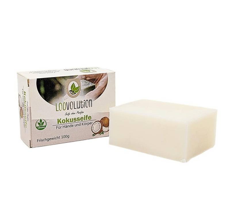 Loovolution Handseife Loovolution® Hanföl-Seife, Hergestellt mit natürlichen Inhaltsstoffen - Ideal für Hände & Körper von Loovolution