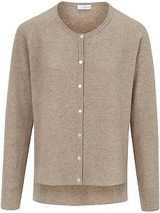 Strickjacke aus 100% Schurwolle Looxent beige von Looxent