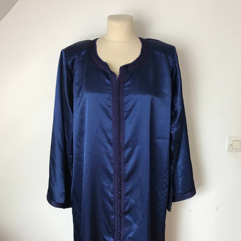 Vintage Schimmernd Blauer Kaftan 80Er/90Er Jahre Boho Kleid Vintage Schimmernd Blauer Kaftan 80Er/90Er Jahre Boho Kleid von Loppislover