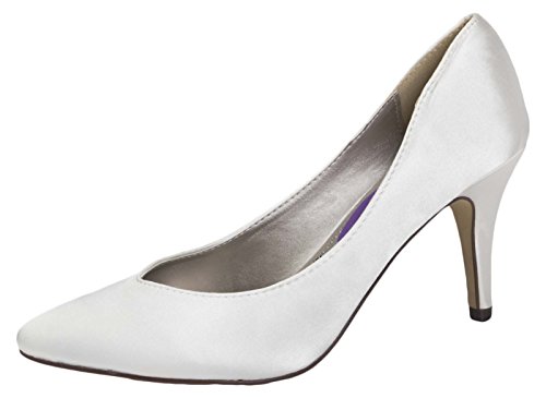 Lora Dora Damen Peep-Toe, Ivory - Classic Court - Größe: 35.5 Lora Dora Damen Peep-Toe, Ivory - Classic Court - Größe: 35.5 von Lora Dora