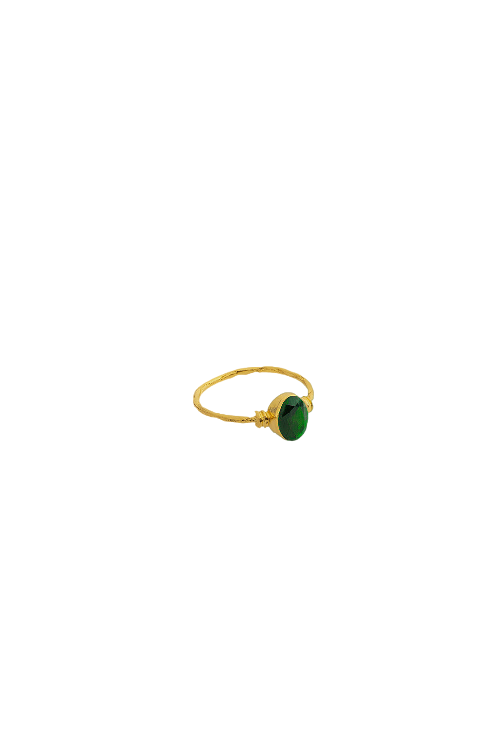 Emerald Gold Ring von Lora Istanbul
