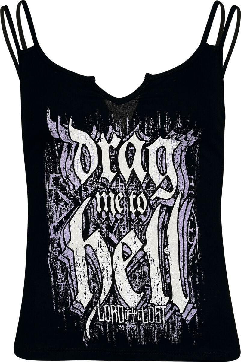 Lord Of The Lost Drag Me To Hell Top schwarz in 4XL von Lord Of The Lost