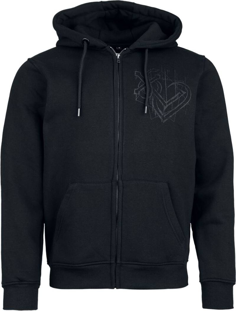 Lord Of The Lost Kapuzenjacke - Black Logo - S bis XXL - für Männer - Größe XL - schwarz  - EMP exklusives Merchandise! von Lord Of The Lost
