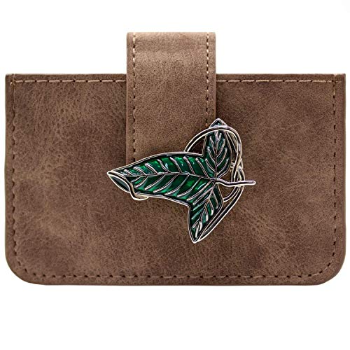 Lord of the Rings Verzauberter Wald Elven Leaf Emblem Geldbörse/Geldbeutel Kartenhalter ID- & Kartenhalter, Braun Lord of the Rings Verzauberter Wald Elven Leaf Emblem Geldbörse/Geldbeutel Kartenhalter ID- & Kartenhalter, Braun von Lord of the Rings