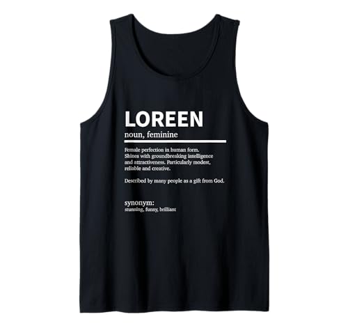 Herren Definition Loreen Vorname Loreen Vorname Loreen Tank Top Herren Definition Loreen Vorname Loreen Vorname Loreen Tank Top von Loreen Geschenk Valentinstag Geschenk Loreen