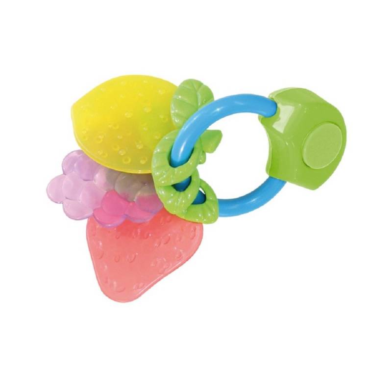 Lorelli Beißring Beißring mit Musik Früchte, mit Musikfuntion, Greifling, Babyrassel, ab Geburt von Lorelli