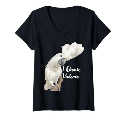 Damen Ich wähle Gewalt T-Shirt mit V-Ausschnitt Damen Ich wähle Gewalt T-Shirt mit V-Ausschnitt von LorenZoo Designs