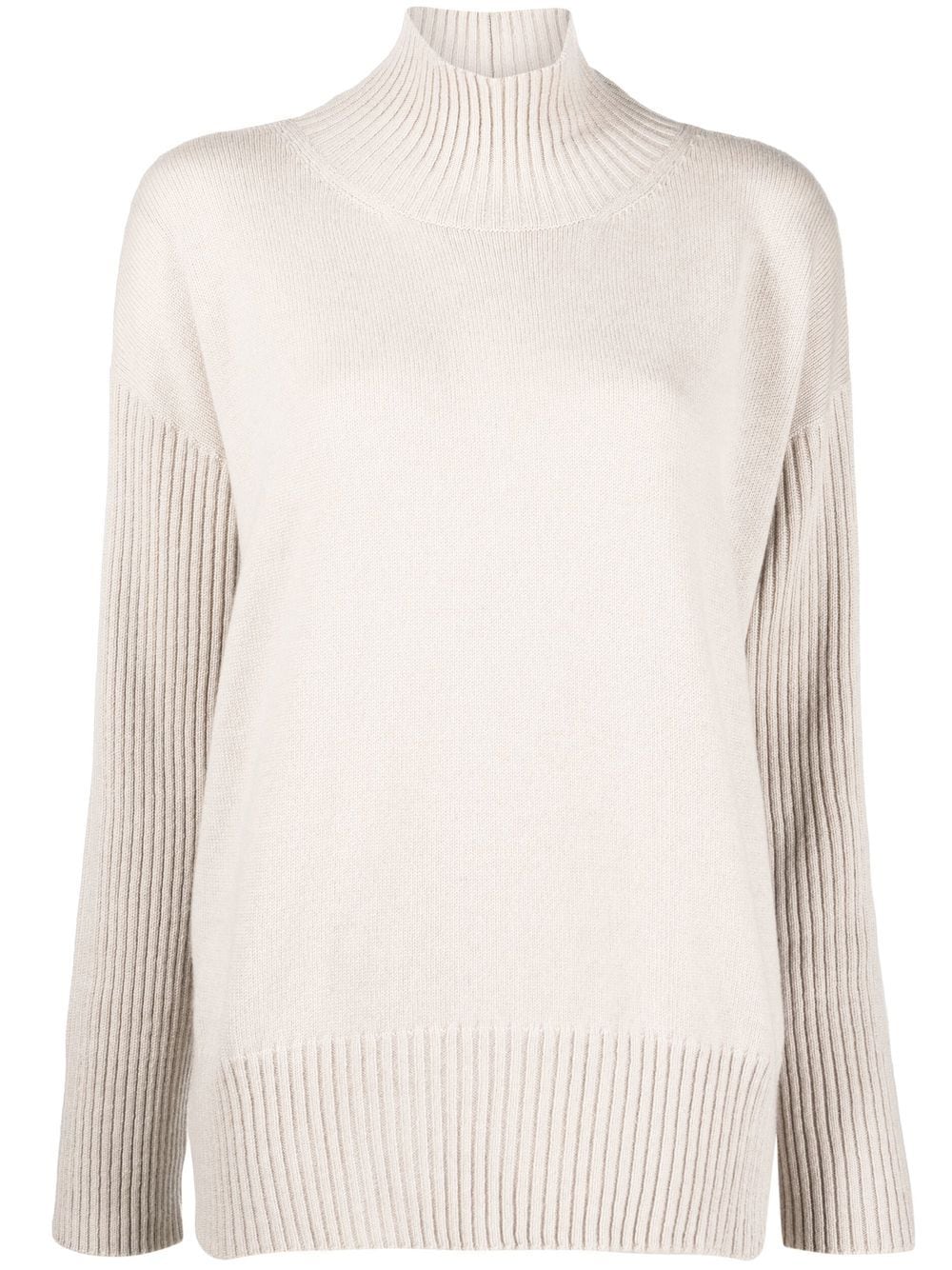 Lorena Antoniazzi Gerippter Kaschmirpullover - Nude von Lorena Antoniazzi