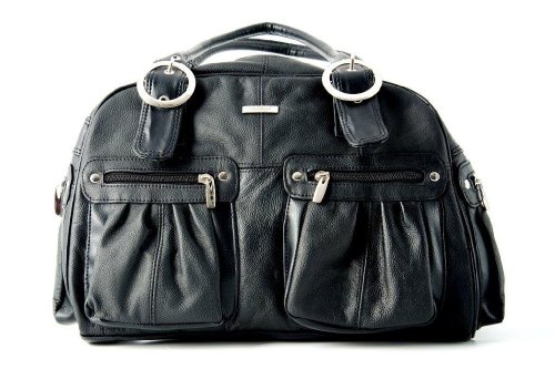 Lorenz - Sac à main en cuir - Double poignée - Noir von Lorenz