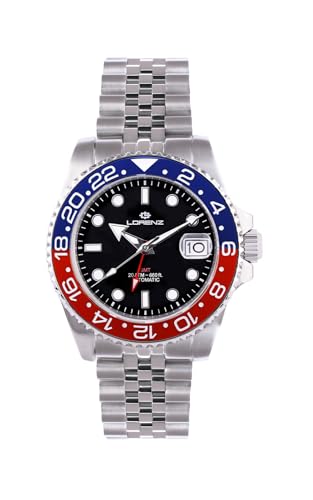 Lorenz Herren Analog Automatik Uhr mit Edelstahl Armband 030228BB von Lorenz