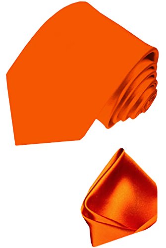 Lorenzo Cana - Marken Set aus 100% Seide - Orange Satinkrawatte mit uni orangefarbenem Eintstecktuch - 8436401 Lorenzo Cana - Marken Set aus 100% Seide - Orange Satinkrawatte mit uni orangefarbenem Eintstecktuch - 8436401 von Lorenzo Cana
