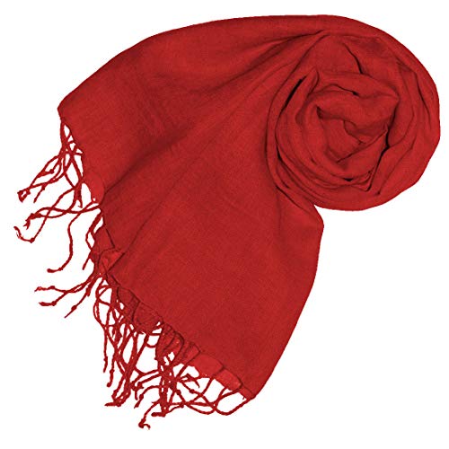 Lorenzo Cana Damenschal Schal Tuch Leinenschal 65 x 175 cm 100% Leinen Rot Dunkelrot Tomatenrot Bordeaux Damentuch 93074 Lorenzo Cana Damenschal Schal Tuch Leinenschal 65 x 175 cm 100% Leinen Rot Dunkelrot Tomatenrot Bordeaux Damentuch 93074 von Lorenzo Cana