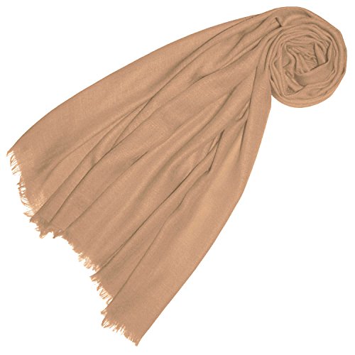 Lorenzo Cana Pashmina Damen Schal Schaltuch 100% Kaschmir leicht kuschelweich Kaschmirschal Kaschmirtuch Kaschmirpashmina einfarbig 78302 von Lorenzo Cana