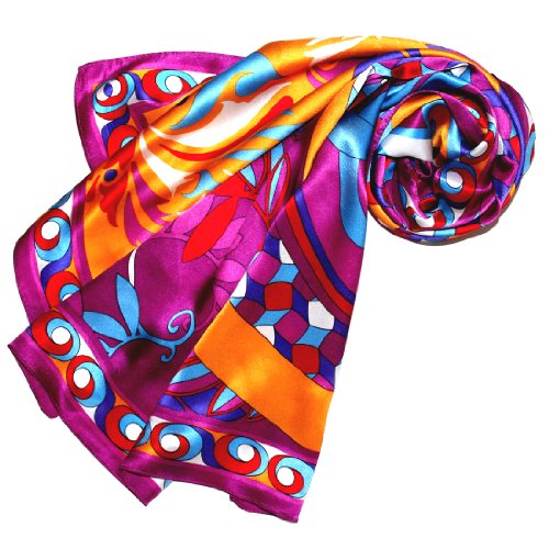 Lorenzo Cana Damen Seidentuch aufwändig bedruckt Tuch 100% Seide 90 cm x 90 cm harmonische Farben Damentuch Schaltuch 89034 Lorenzo Cana Damen Seidentuch aufwändig bedruckt Tuch 100% Seide 90 cm x 90 cm harmonische Farben Damentuch Schaltuch 89034 von Lorenzo Cana