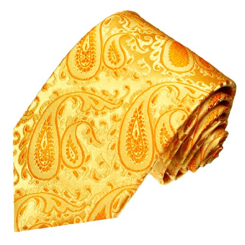 Lorenzo Cana - Designer Marken Krawatte aus 100% Seide - Gold Gelb Paisley - 84415 Lorenzo Cana - Designer Marken Krawatte aus 100% Seide - Gold Gelb Paisley - 84415 von Lorenzo Cana